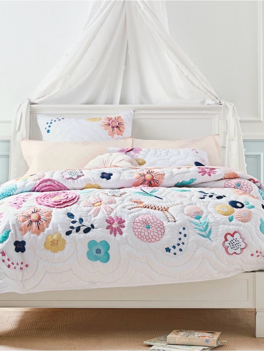 Pottery Barn Kids Sasha’s Garden Twin Quilt-100% Cotton